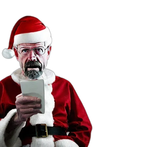 elderly, man, santa, claus transparent PNG cut-out