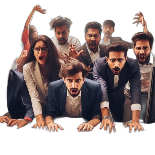 office, group, people, exhibit transparent PNG cut-out