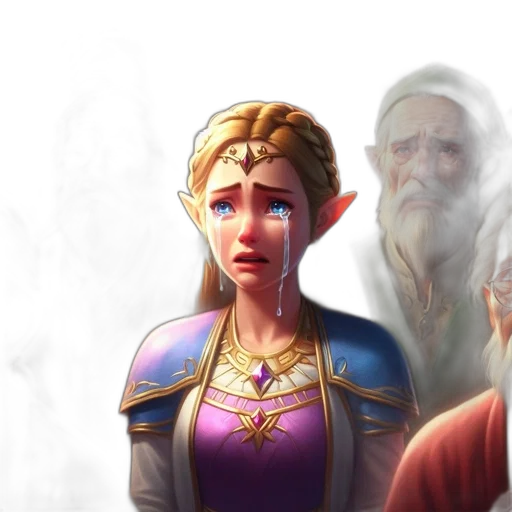face, fantasy art, concept art, 3d render transparent PNG cut-out