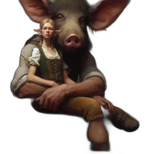 animal, face, creature, staff transparent PNG cut-out