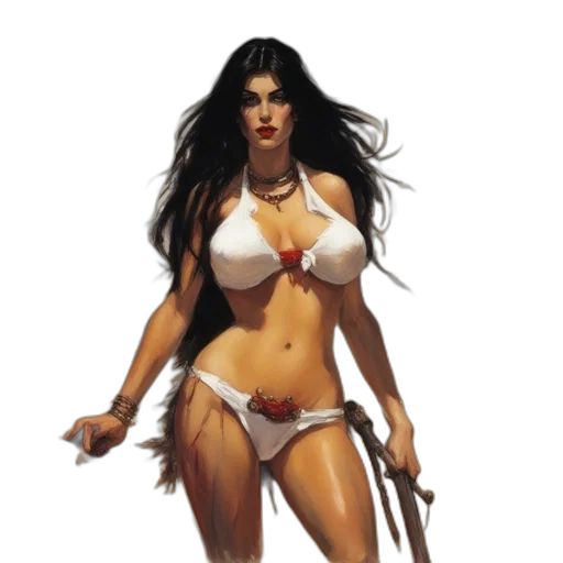 fantasy art, concept art, comic book art, pixel art transparent PNG cut-out