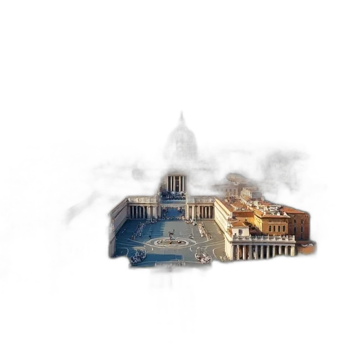 building, concept art, photorealistic, 3d render transparent PNG cut-out