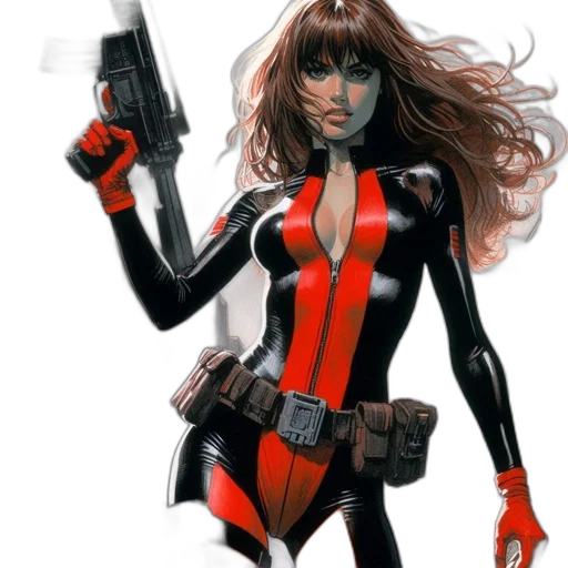 comic book art, concept art, cartoon, fantasy art transparent PNG cut-out