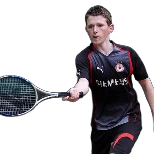 young, tennis, player, wearing transparent PNG cut-out