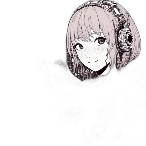 face, mask, robot, creature transparent PNG cut-out