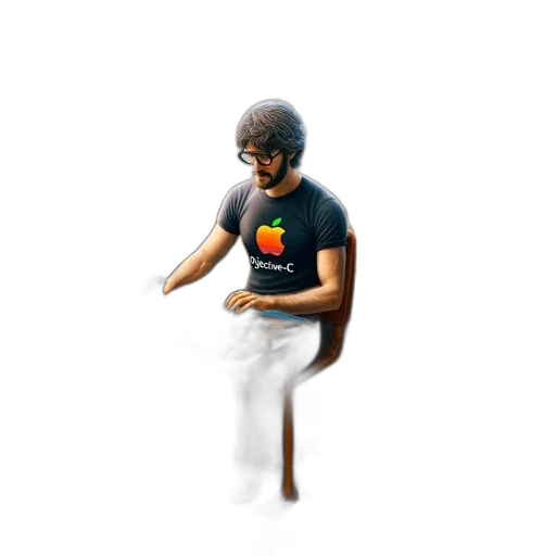 staff, creature, robot, pixel art transparent PNG cut-out