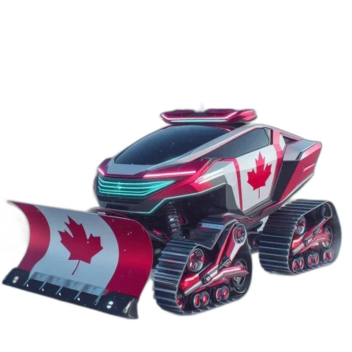 car, futuristic, snow, vehicle transparent PNG cut-out