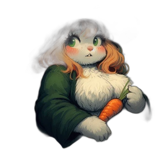 creature, staff, animal, jacket transparent PNG cut-out