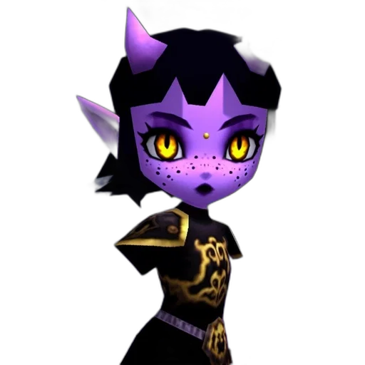staff, mask, creature, pixel art transparent PNG cut-out