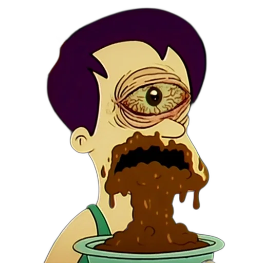 food, face, staff, creature transparent PNG cut-out