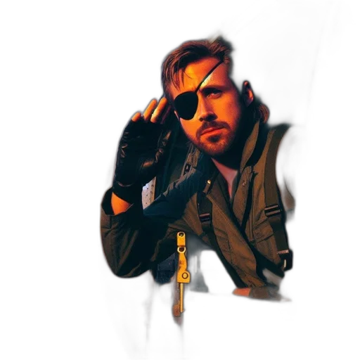 jacket, weapon, staff, sword transparent PNG cut-out