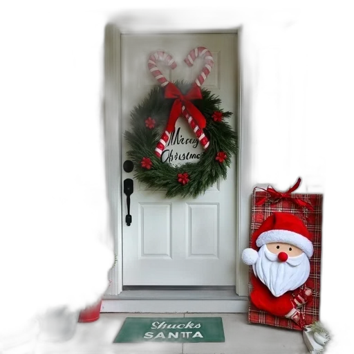 photorealistic, 3d render, festive, holiday transparent PNG cut-out