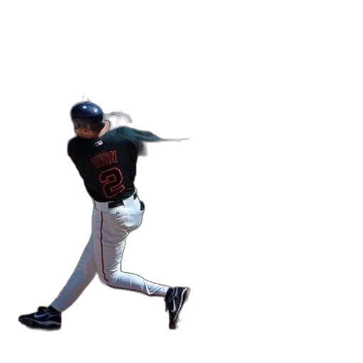 creature, baseball, player, black transparent PNG cut-out