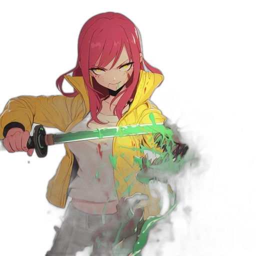 weapon, staff, sword, jacket transparent PNG cut-out