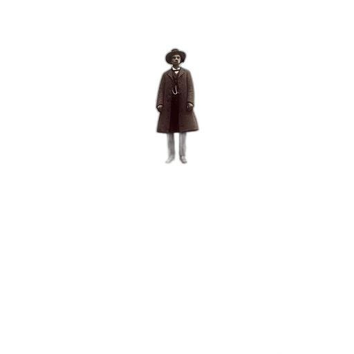 hat, dress, staff, jacket transparent PNG cut-out