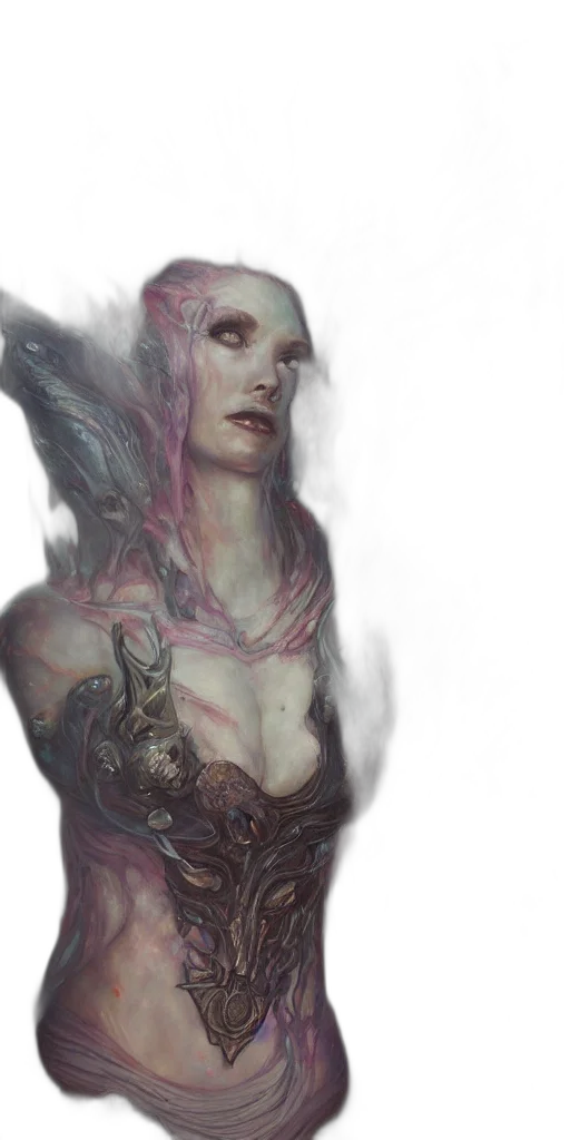creature, fantasy art, concept art, cyberpunk transparent PNG cut-out