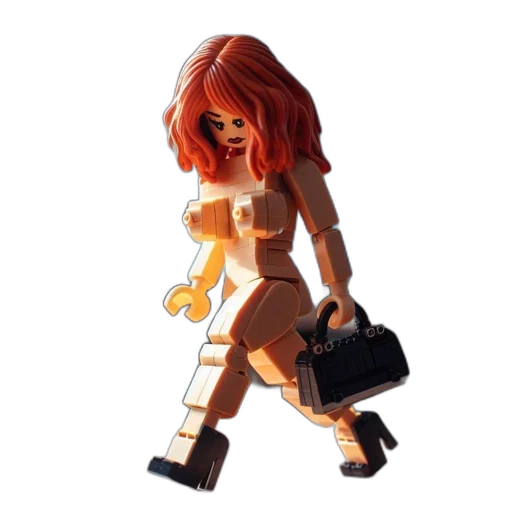 robot, concept art, pixel art, 3d render transparent PNG cut-out