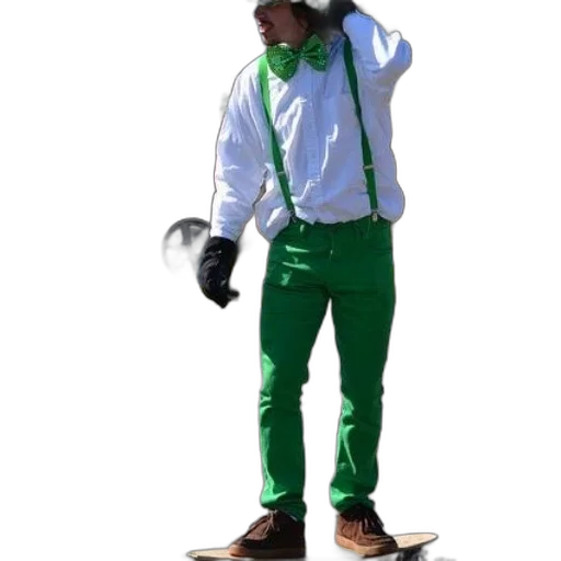 jacket, staff, hat, shoes transparent PNG cut-out