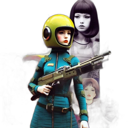 weapon, robot, concept art, comic book art transparent PNG cut-out