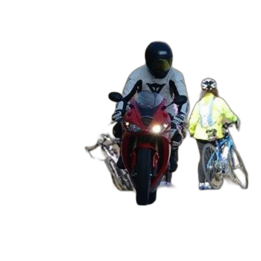3d render, concept art, photorealistic, motorcyclist transparent PNG cut-out