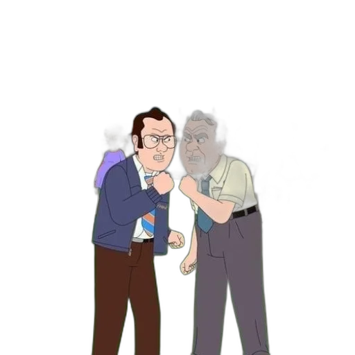 staff, jacket, mask, cartoon transparent PNG cut-out