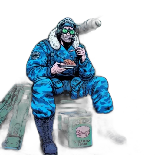 jacket, weapon, bottle, concept art transparent PNG cut-out