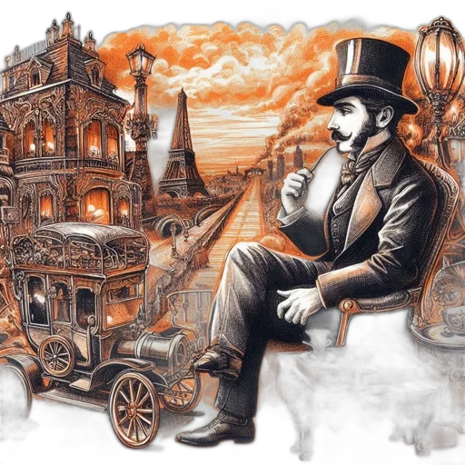 car, hat, furniture, concept art transparent PNG cut-out