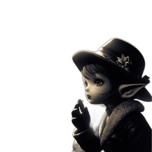 hat, staff, robot, mask transparent PNG cut-out
