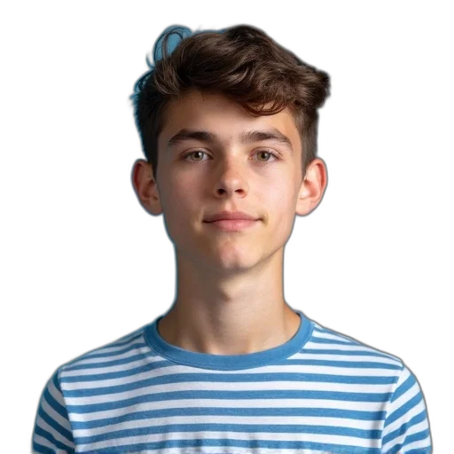 face, hair, hat, staff transparent PNG cut-out