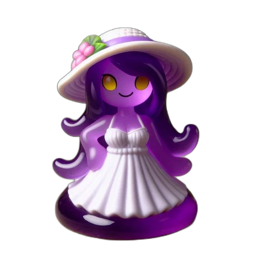 hat, dress, 3d render, concept art transparent PNG cut-out