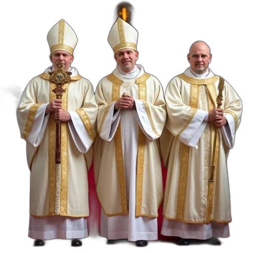 staff, group, men, traditional transparent PNG cut-out