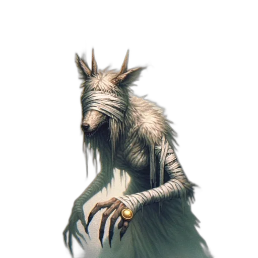 creature, animal, dragon, staff transparent PNG cut-out