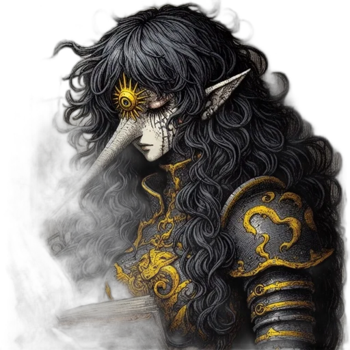 mask, face, dragon, sword transparent PNG cut-out