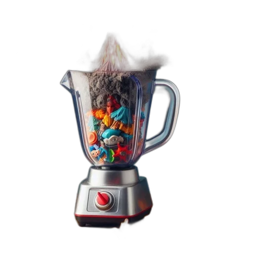 robot, hair, food, bottle transparent PNG cut-out