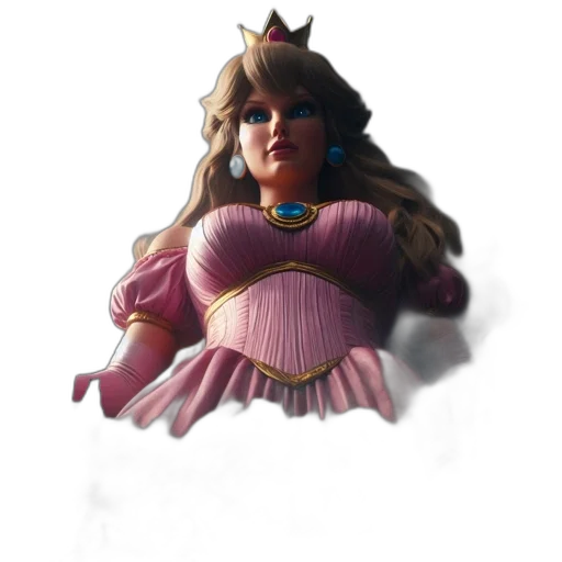 crown, dress, jewelry, staff transparent PNG cut-out