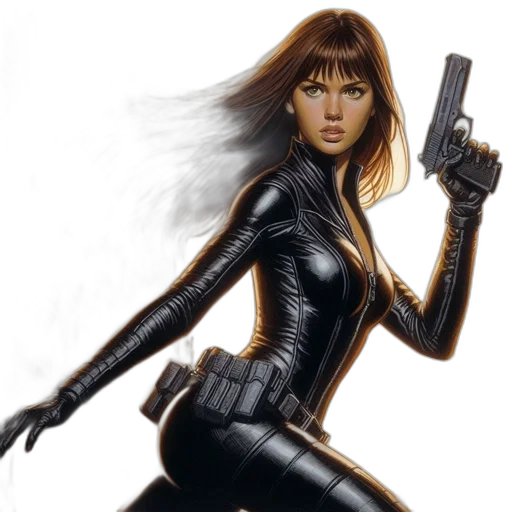 weapon, comic book art, concept art, photorealistic transparent PNG cut-out