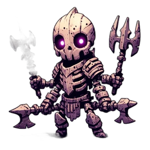 staff, mask, robot, creature transparent PNG cut-out