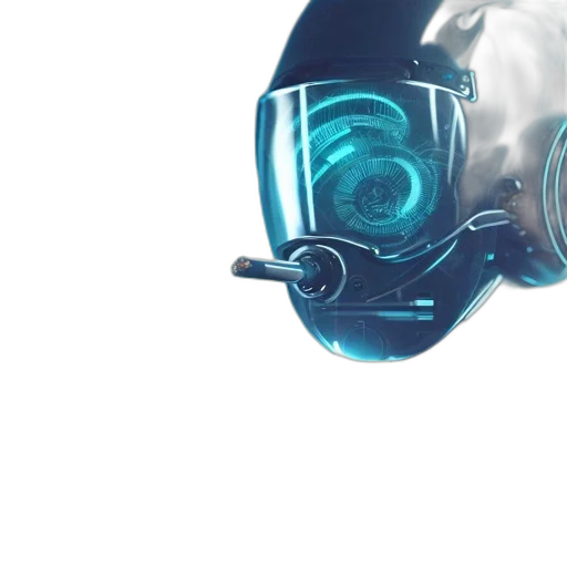 mask, robot, face, concept art transparent PNG cut-out