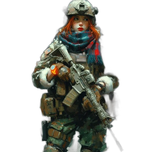 weapon, jacket, staff, dress transparent PNG cut-out