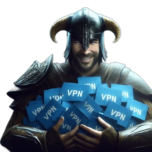 3d render, warrior-like, figure, horned transparent PNG cut-out