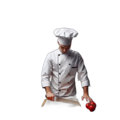 staff, food, concept art, photorealistic transparent PNG cut-out