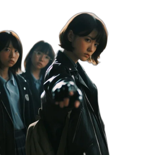 jacket, weapon, staff, concept art transparent PNG cut-out