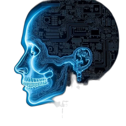 robot, mask, face, crown transparent PNG cut-out