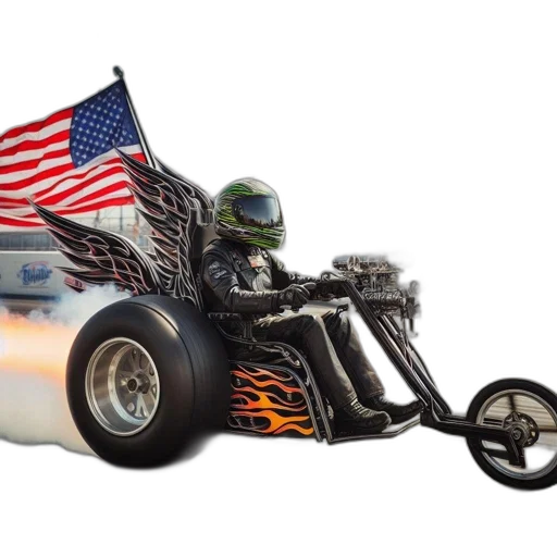 car, robot, drag, racing transparent PNG cut-out
