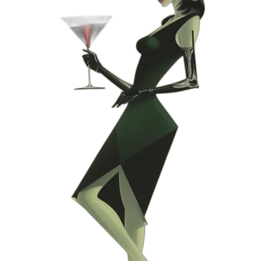 dress, staff, jewelry, concept art transparent PNG cut-out