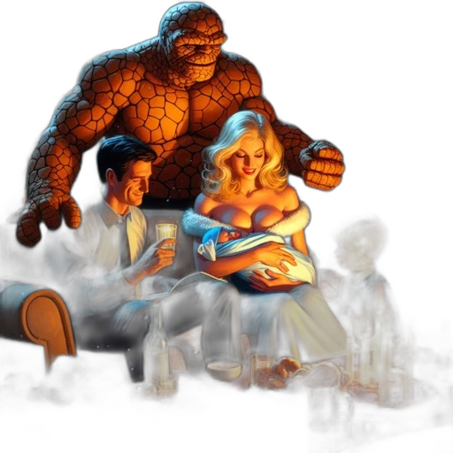 concept art, comic book art, pixel art, fantasy art transparent PNG cut-out