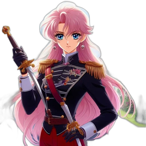 weapon, staff, sword, crown transparent PNG cut-out