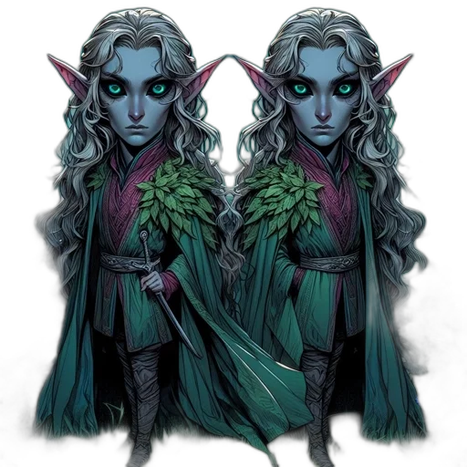 fantasy art, concept art, pixel art, comic book art transparent PNG cut-out