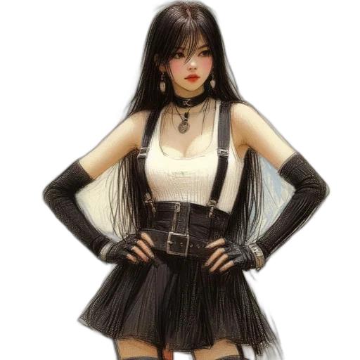 dress, concept art, fantasy art, photorealistic transparent PNG cut-out
