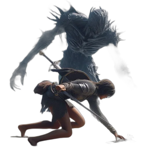 creature, concept art, fantasy art, comic book art transparent PNG cut-out
